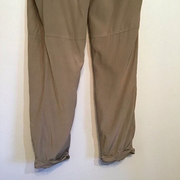 Aritzia Wilfred 100% Silk Marias Pant Taupe - Picture 8 of 13